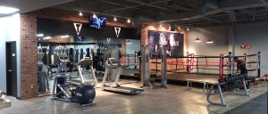 Interior fitness club renovation
