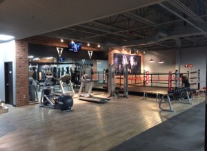Interior of Title Boxing Club after renovation